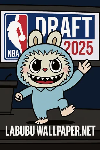 Labubu joins the NBA 2025 Draft celebration